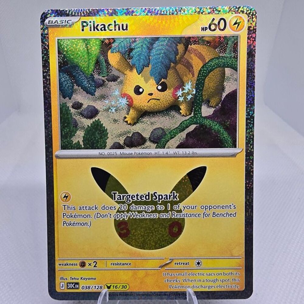 Pikachu #38 Pokemon 30th Celebration (16/30)